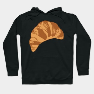 Flaky Croissant Illustration Hoodie